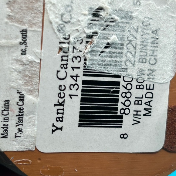 Yankee candle bunny with blue bow and garden pot votive holder, Easter, cottage - Picture 4 of 4